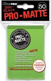 Ultra PRO PRO-MATTE Deck Protector sleeves Lime Green 50 szt.