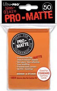 Ultra PRO PRO-MATTE Deck Protector sleeves Orange 50 szt.