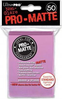 Ultra PRO PRO-MATTE Deck Protector sleeves Pink 50 szt.