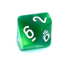 REBEL Kość dwukolorowa 10 Ścian - Cyfry - Zielono-żółta