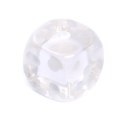 REBELKość kryształowa 6 Ścian - 16 mm - Oczka - Biała