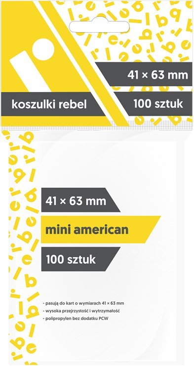 Rebel Koszulki na karty (41x63 mm) "Mini American", 100 sztuk