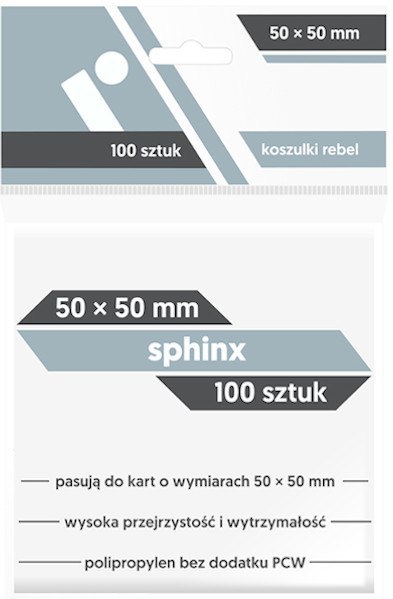 Rebel Koszulki na karty (50x50 mm) "Sphinx", 100 sztuk