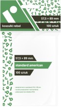 Rebel Koszulki na karty (57,5x89 mm) "Standard American", 100 sztuk