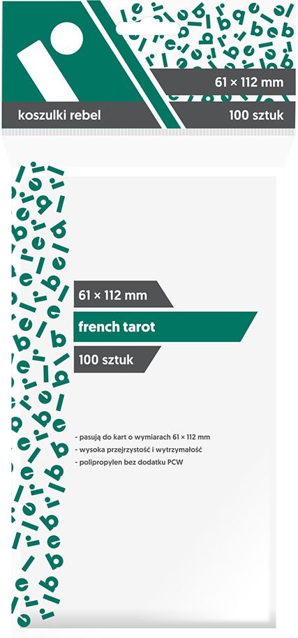 Rebel Koszulki na karty (61x112 mm) "French Tarot", 100 sztuk