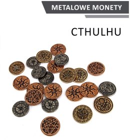 Metalowe Monety - Cthulhu (zestaw 24 monet)