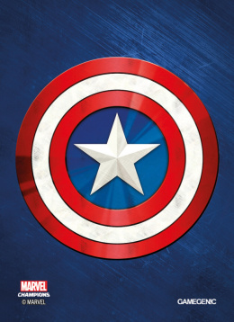 GAMEGENIC MARVEL Art Sleeves (66 mm x 91 mm) Captain America 50+1 szt.