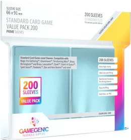 Gamegenic: Prime Value Sleeving Pack (66x91 mm) 200 sztuk, Clear