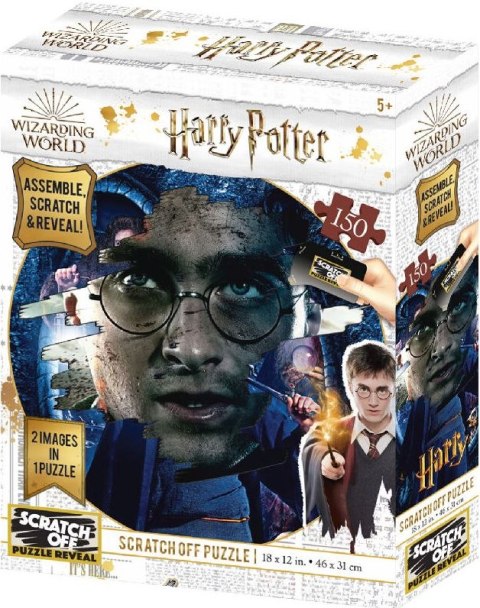 Harry Potter: Magiczne puzzle zdrapka - Harry (150 elementów)