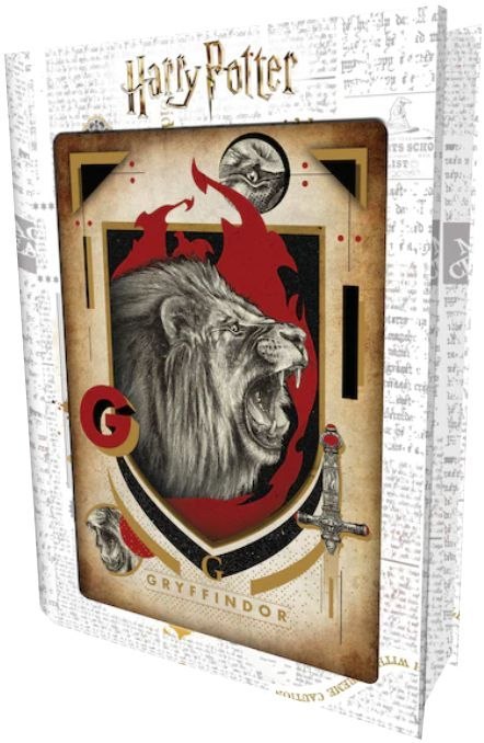 Harry Potter: Magiczne puzzle - Księga - Gryffindor (300 elementów)