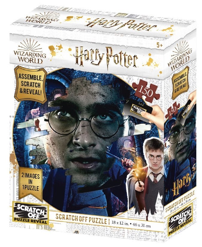 Harry Potter: Magiczne puzzle-zdrapka - Harry Potter poszukiwany (500 elementów)