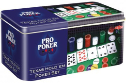 Pro Poker Texas Hold'em set puszka TACTIC