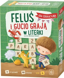 Wydawnictwo Nasza Księgarnia Feluś i Gucio grają w literki