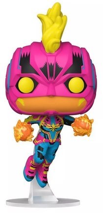 Funko POP Marvel: Black Light - Captain Marvel (Exclusive)