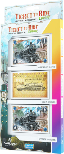 GAMEGENIC Ticket to Ride Sleeves - Europa (58 x 90 mm)