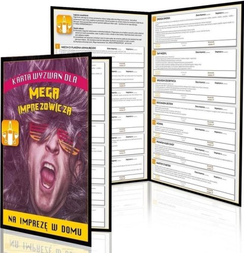 GrajmyRazem Karta wyzwań dla mega imprezowicza w domu