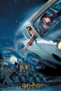 Harry Potter: Magiczne puzzle - Księga - Ford Anglia nad Hogwartem (300 elementów)