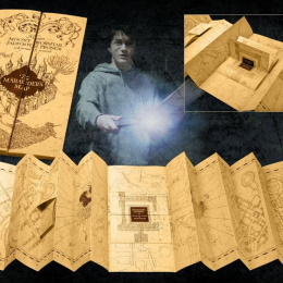Harry Potter - mapa replika Marauder´s Map