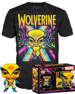 Funko Marvel X-Men POP! & Tee Box Wolverine (Blacklight) Koszulka + figurka