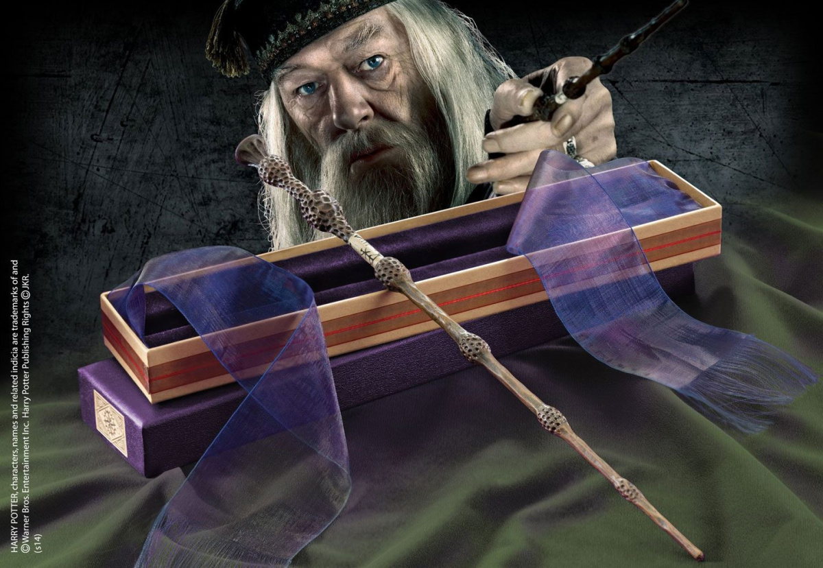Harry Potter - czarna różdżka replika Albus Dumbledore