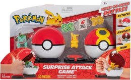 Jazwares Pokémon - Surprise Attack Game - Bulbasaur vs Pikachu