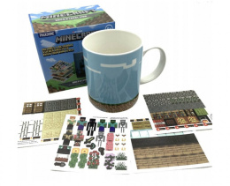 Minecraft Build a Level Mug - kubek Minecraft plus 4 arkusze naklejek