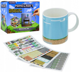 Minecraft Build a Level Mug - kubek Minecraft plus 4 arkusze naklejek