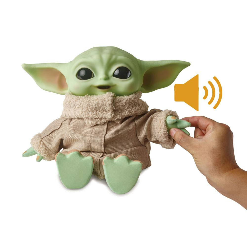 Star Wars: The Mandalorian Electronic Plush Figure with Shoulder Bag The Child Grogu 28 cm