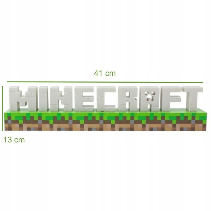 Lampka Minecraft Logo (wym: 8,5 x 41,7 cm)