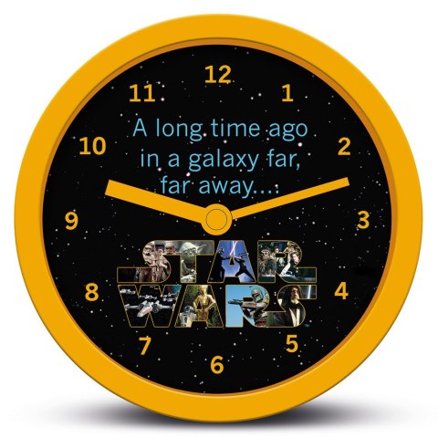 Star Wars Zegar biurkowy (LONG TIME AGO) (średnica: 12,5 cm)