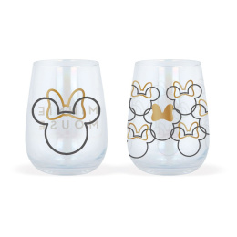Disney Crystal Szklanki 2-Packs Case Minnie Mouse
