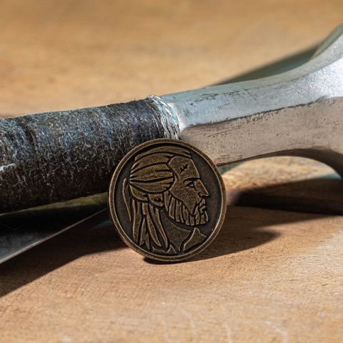 Q-WORKSHOP Komplet kości Wiedźmin: Geralt - Srebrny Miecz