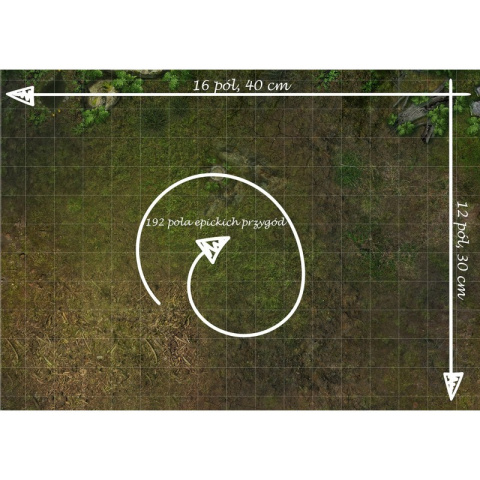 Księga RPG A4 - siatka heksagonalna
