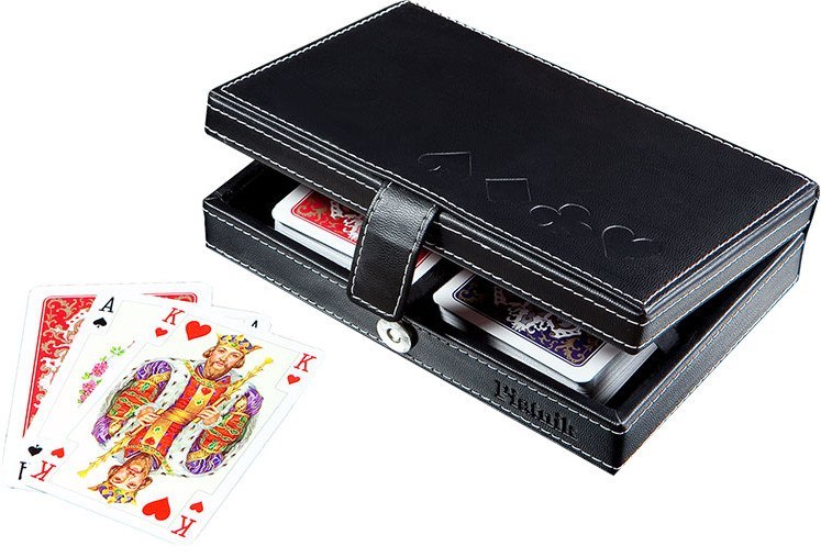 Piatnik Karty Piatnik: Luxury (w pudełku z ekoskóry)