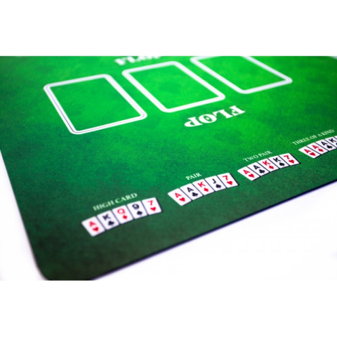 PLAYMATY Texas hold'em mata do gry poker 61x35cm Full