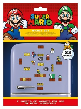 Zestaw magnesów Nintendo Super Mario (23 szt)
