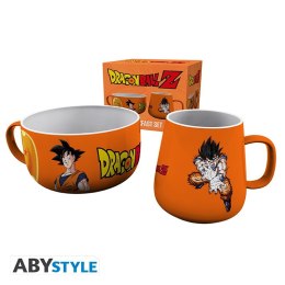 Zestaw śniadaniowy Dragon ball Z Goku: miska plus kubek - ABS