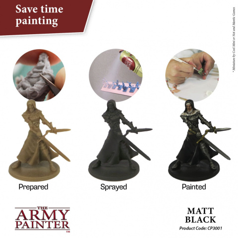 Army Painter - Colour Primer: Matt Black (2022)