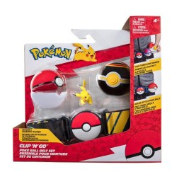 Jazwares Pokémon: Pas Clip 'N' Go Pokéball Premium + Pikachu