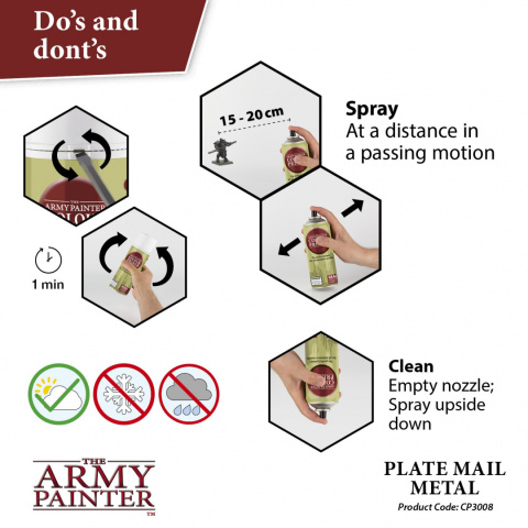 Army Painter - Colour Primer: Plate Mail Metal