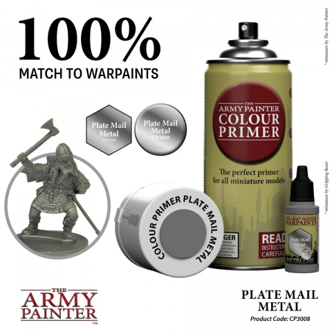 Army Painter - Colour Primer: Plate Mail Metal