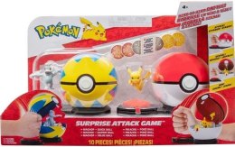 Jazwares Pokémon: Surprise Attack Game - Pikachu vs Machop