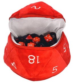 Ultra-Pro Ultra Pro: Dungeons & Dragons - Red and White D20 Plush Dice Bag