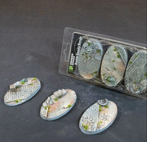 Gamers Grass: Bases Oval - Urban Warfare 75 mm (3 szt.)