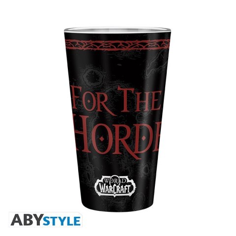 World of Warcraft gift set: XXL glass, keychain, notebook "Horde" / zestaw prezentowy World of Warcraft: szklanka XXL, brelok, n