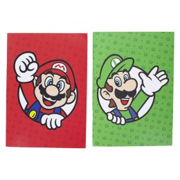 Zestaw dwóch notatników Super Mario