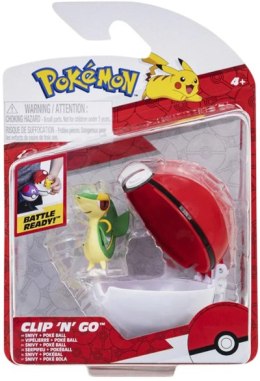 Jazwares Pokémon: Clip'N'Go - Snivy + Pokeball