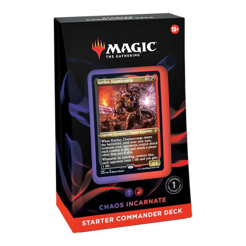 Magic the Gathering: Chaos Incarnate - Starter Commander Deck 2022