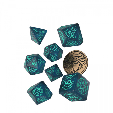 Q-WORKSHOP Komplet kości Wiedźmin: Yennefer - Mistrzyni magii