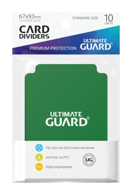 ULTIMATE GUARD Card Dividers - Green (10)